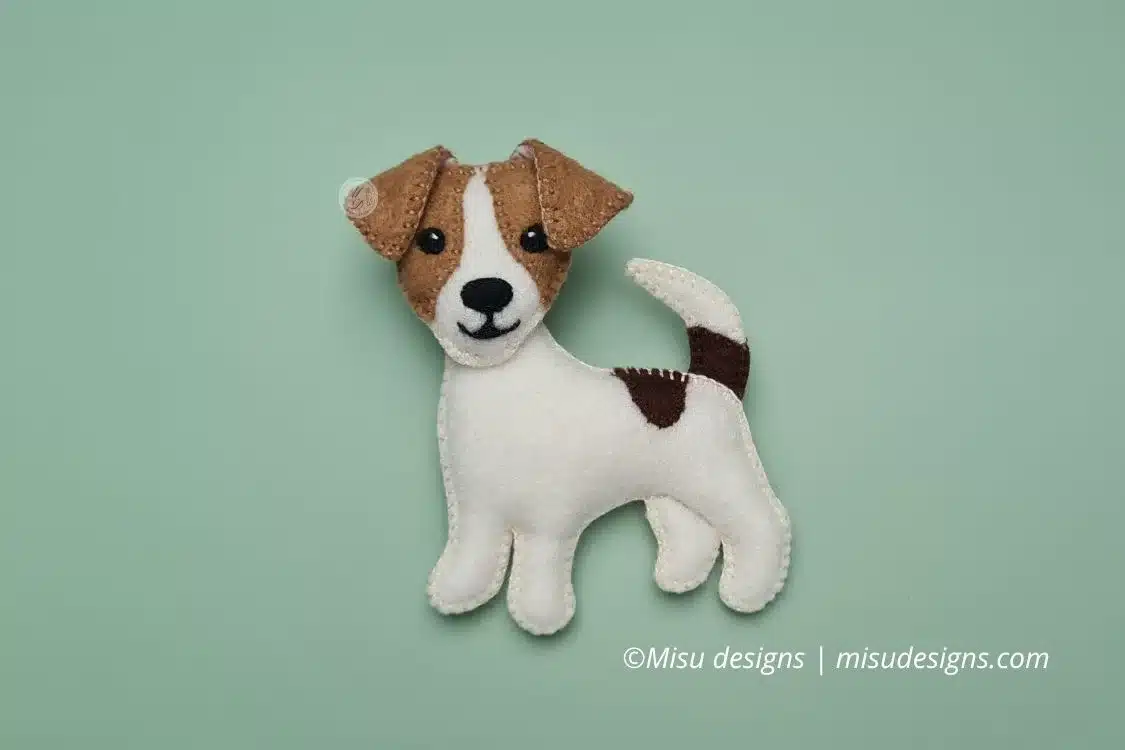 Jack Russell Terrier felt