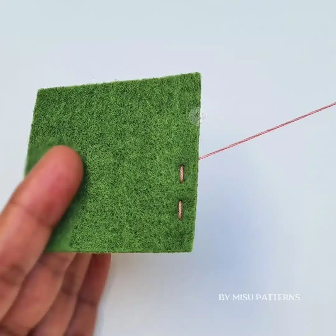 Try to keep your stitches and spaces between them consistent for a neat and professional look.