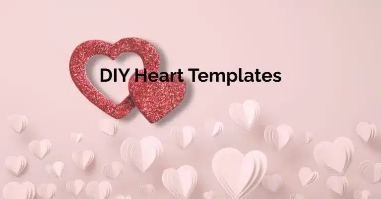 how to make heart templates, step-by-step tutorial